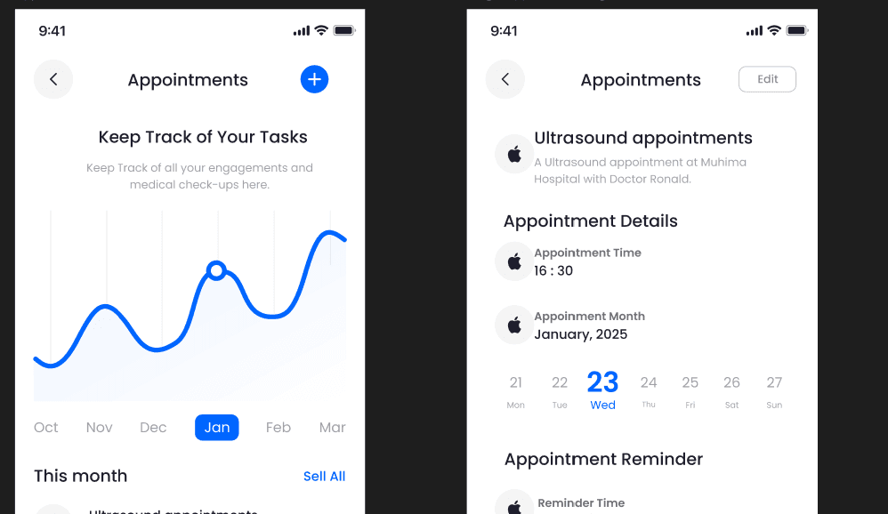 Pregnancy-to-1k Tracker App